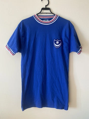 Portsmouth Retro Replicas 1960 1970 FOOTBALL HOME SHIRT JERSEY DRAWSCORE SZ L Cover