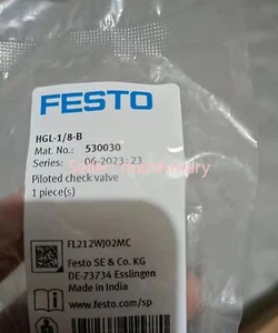 1PCS New FESTO HGL-1/8-B 530030 Piloted Non-Return Valve - Picture 1 of 1