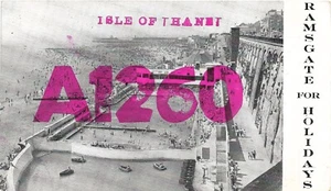 QSL QSO Card CB HAM Radio Cartolina 1954 ISOLA DI TANIT AI260 Vacanze al mare - Foto 1 di 2