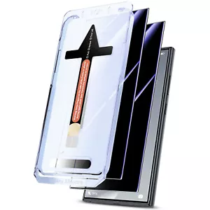2x Samsung Galaxy S24 Ultra Magic Screen Protector Privacy Glass Auto Alignment - Picture 1 of 15