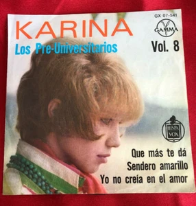 KARINA los pre-universitarios MEXICO 4-track 7" EP, p/s vinyl EX/EX condition. - Picture 1 of 4