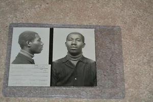 MUGSHOT AFROAMERIKANISCHES MUG SHOT PHILADELPHIA PEN GEFÄNGNIS SCHWARZ AMERICAN CRIME - Bild 1 von 2