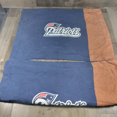 Vintage New England Patriots Bedding Full/Queen NFL Sports Coverage -READ Cover