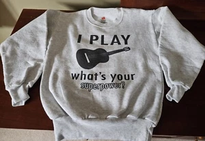 Guitar sweatshirt, kids size M (8-10) - Picture 1 of 2