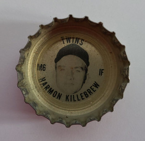 Vintage 1967 Coca-Cola Coke Bottle Cap Baseball Minnesota Twins Harmon Killebrew