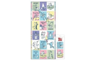 Marushin Handtuch Geschenk Tom und Jerry lustig Pastell 4105013300 Karton: ca. 31,5 x 11 - Bild 1 von 1