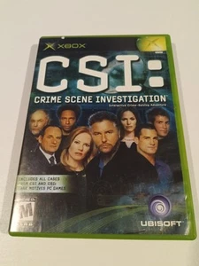 CSI: Crime Scene Investigation (Microsoft Xbox, 2004) - Picture 1 of 4