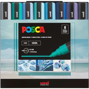 POSCA 5M Medium Bullet Tip 2,5 mm Lackmarker 8/Pkg - kühle Töne - 5A00317M-1H2XV - Bild 1 von 10