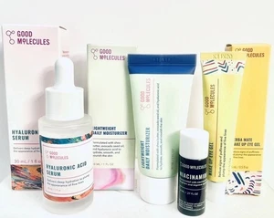 Good Molecules Daily Essentials Mini Set 4 Suero Hidratante Diario Gel Tónico para Ojos - Imagen 1 de 3