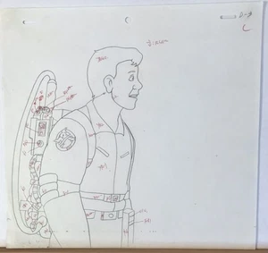Real Ghostbusters Original Animation Production Art Drawing DIC Entertainment - Picture 1 of 1