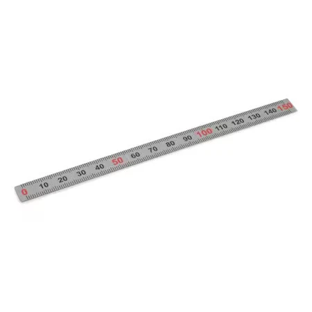J.W. WINCO GN711 GN711-NI-6-W-L Adhesive Ruler - Image 1 of 1