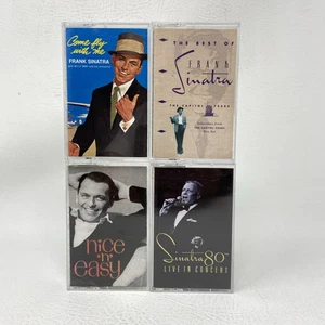 Lot of 4 FRANK SINATRA Cassette Tapes (Nice & Easy, Best Of, 80, Come Fly w/ Me) - Picture 1 of 7