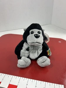 Vintage 1998 Coca-Cola Gorilla Bean Bag Plush Soda Bottle Cap Tag Stuffed Toy - Picture 1 of 4