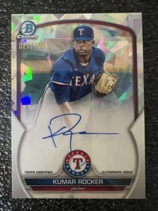 2023 Bowman Chrome CPA-KR Kumar Rocker Atomic Refractor Auto RC Rookie Card /100 - Picture 1 of 4