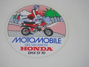 Honda DAX ST 70 Motomobile - Sticker Autocollant Vintage - Picture 1 of 1