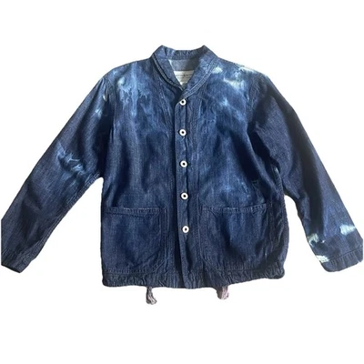 Denim & Supply Tie Dye Blazer Medium Jean Jacket Lightweight Ralph Lauren - Image 1 of 4