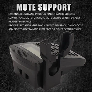 Call Center Dialpad Corded Telephone With Redial Caller Id Dialpad Headset T SPC - Zdjęcie 1 z 12