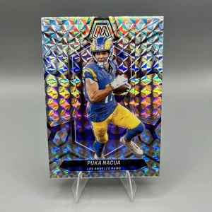 2024 Panini Mosaic #130 Puka Nacua Silver Prizm Los Angeles Rams - Bild 1 von 2