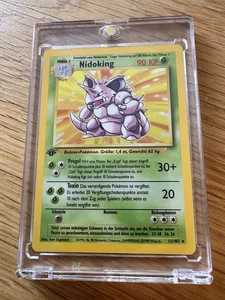 Pokémon TCG Nidoking Basis Set Holo Rare 11/102 Pokemon Deutsch - Bild 1 von 5