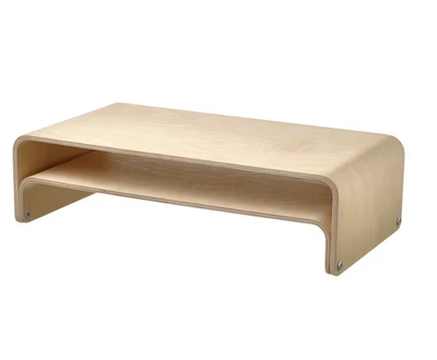 VATTENKAR Soporte para portátil/monitor, abedul 20 1/2x10 1/4" Foto 1 de 4