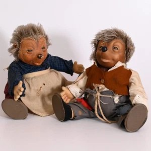 Mecki Micki Steiff? Muñeca Goma ANTIGUA 25cm Cuerpo Tela Goma Cabeza - Imagen 1 de 13