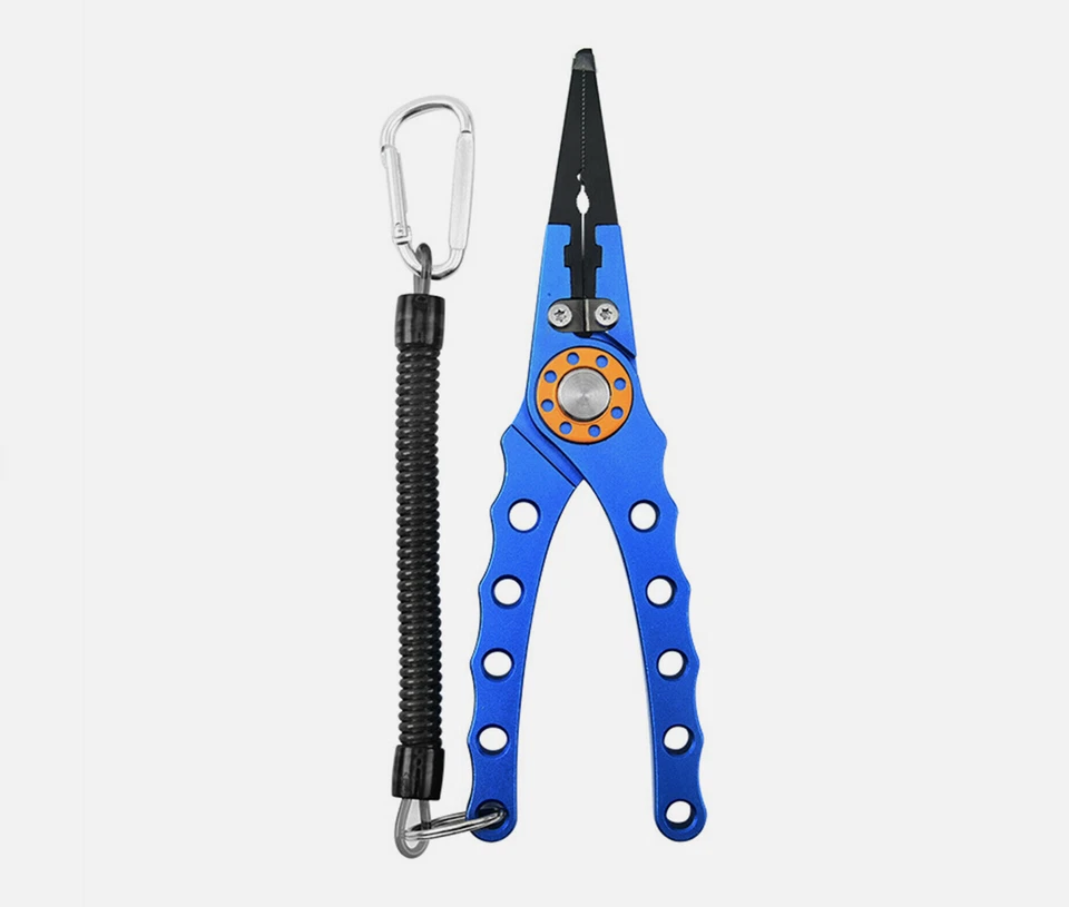 Alicates de pesca de aluminio de 7,9' con línea de corte mono trenza agarre para peces Foto 1 de 4