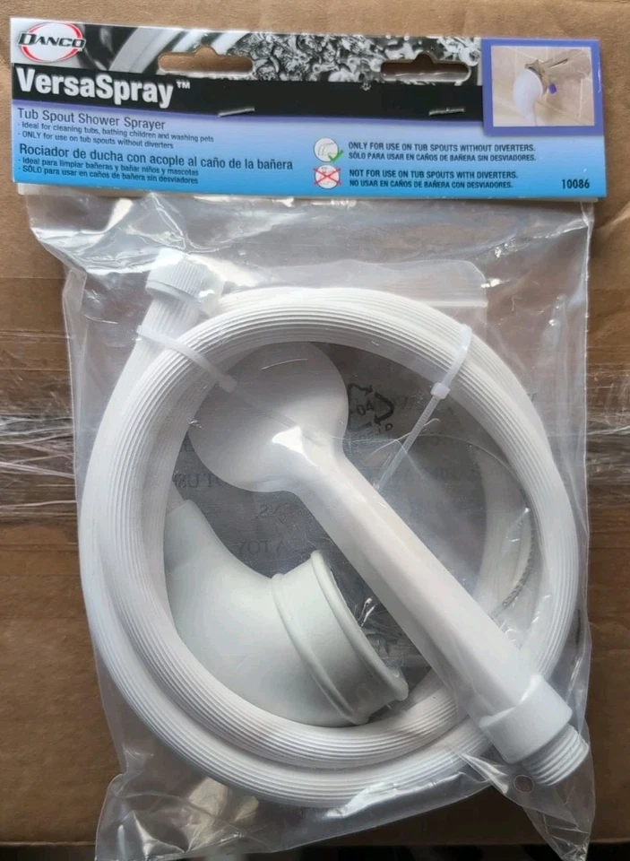 DANCO 10086 VersaSpray - Garden Tub Bathtub Faucet Adapter Shower Sprayer - Image 1 of 2
