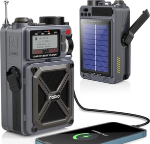 Portable DAB+ Radio with Bluetooth 5.3, DAB/DAB+ and FM Radio, 80 Presets, 4000 - Bild 1 von 5