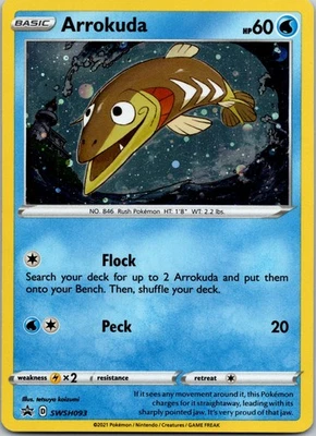 Arrokuda Promo SWSH: Sword & Shield Promo Cards SWSH093 NM - Image 1 of 2