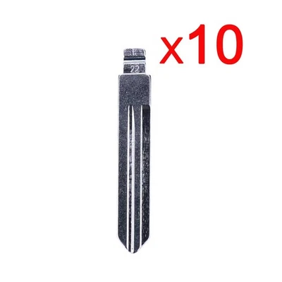 10X Llave abatible remota sin cortar para Nissan Máxima Frontier Infiniti DA34 NSN14 Foto 1 de 3