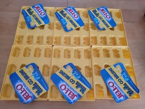 6 Jell-O Mold Jigglers UCLA Jello Shot Molds, 6 Yellow Trays, New Ships Free - Picture 1 of 15