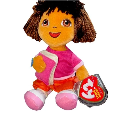 Ty Beanie Baby - DORA the EXPLORER (Back to School) 7 Inch Soft Toy Plush - Image 1 of 4