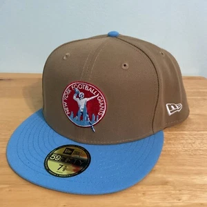 New York Giants New Era 59Fifty Khaki Fitted Cap Hat Mens Size 7 5/8 - Picture 1 of 10