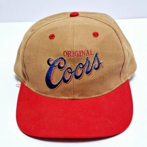 Original Coors Beer Tan Colored Cap Coors Logo to the front Snap back fastener. - Picture 1 of 5