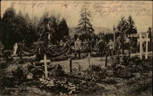 Postal de campo 1. Guerra Mundial fosa común soldados correo de campaña sello soldados guerra Primera Guerra Mundial - Imagen 1 de 2
