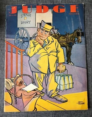 1931 MAY 9 JUDGE MAGAZINE - MILKMAN Liggett & Meyers Tobacco Co. - Image 1 of 4