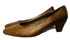 Bally Dark Brown Leather Nappa Flex Pumps Made In Italy 12 M