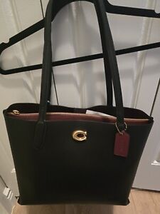 NWT Coach Black Willow Tote C0689