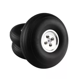1 Paar RC Flugzeug 1,25"/31,7mm CNC/Dia-Casting Aluminium Nabe PU Räder FM - Bild 1 von 13