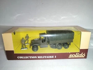 CAMION GMC CABINE COLLECTION MILITARE I N°6032 SOLIDO SCALA 1/50 - Foto 1 di 1