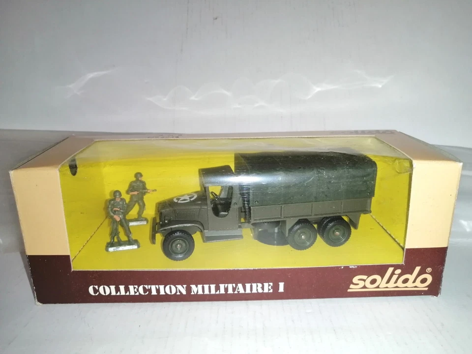 CAMION GMC CABINE COLLECTION MILITARE I N°6032 SOLIDO SCALA 1/50 - Immagine 1 di 1