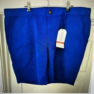Fanpants Mens 40 Short Blue Sport Golf Tailgate Leisure Chino Cotton Casual NWT - Picture 1 of 9