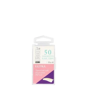 The Edge Nails Ultra Assorted Nail Tips Size 8 (50 Pack) - Picture 1 of 1