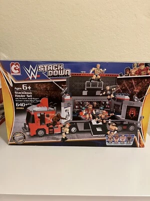 WWE C3 StackDown Hauler Building Set The Rock Daniel Bryan Mark Henry 21061*NEW* - Image 1 of 2