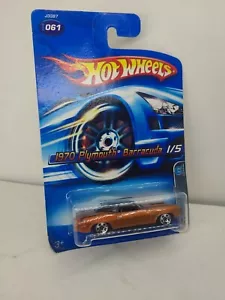 Hot Wheels Mopar Madness 1970 Plymouth Barracuda Burnt Orange - Picture 1 of 9