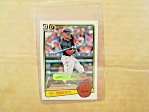 2017 Donruss Artist Proof Boston Red Sox Mookie Betts #4/10 - Picture 1 of 2