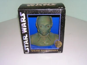 Vintage 1994 Star Wars Savings Bank C-3PO some box damage - Picture 1 of 6