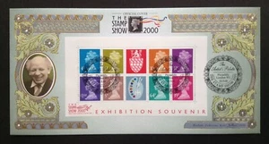 GB Benham 2000 Künstler Palette Souvenirblatt auf Ersttag Cover, Piccadilly SHS - Bild 1 von 2