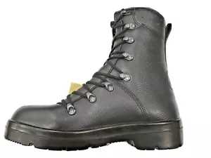 NEW German Army Para Boots Genuine Military Surplus Combat Leather Black - Picture 1 of 8