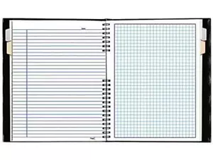 Blueline A44C81 NotePro Quad Ruled Notebook, 9-1/4 x 7-1/4, White, 192 Sheets/Pa - Picture 1 of 1